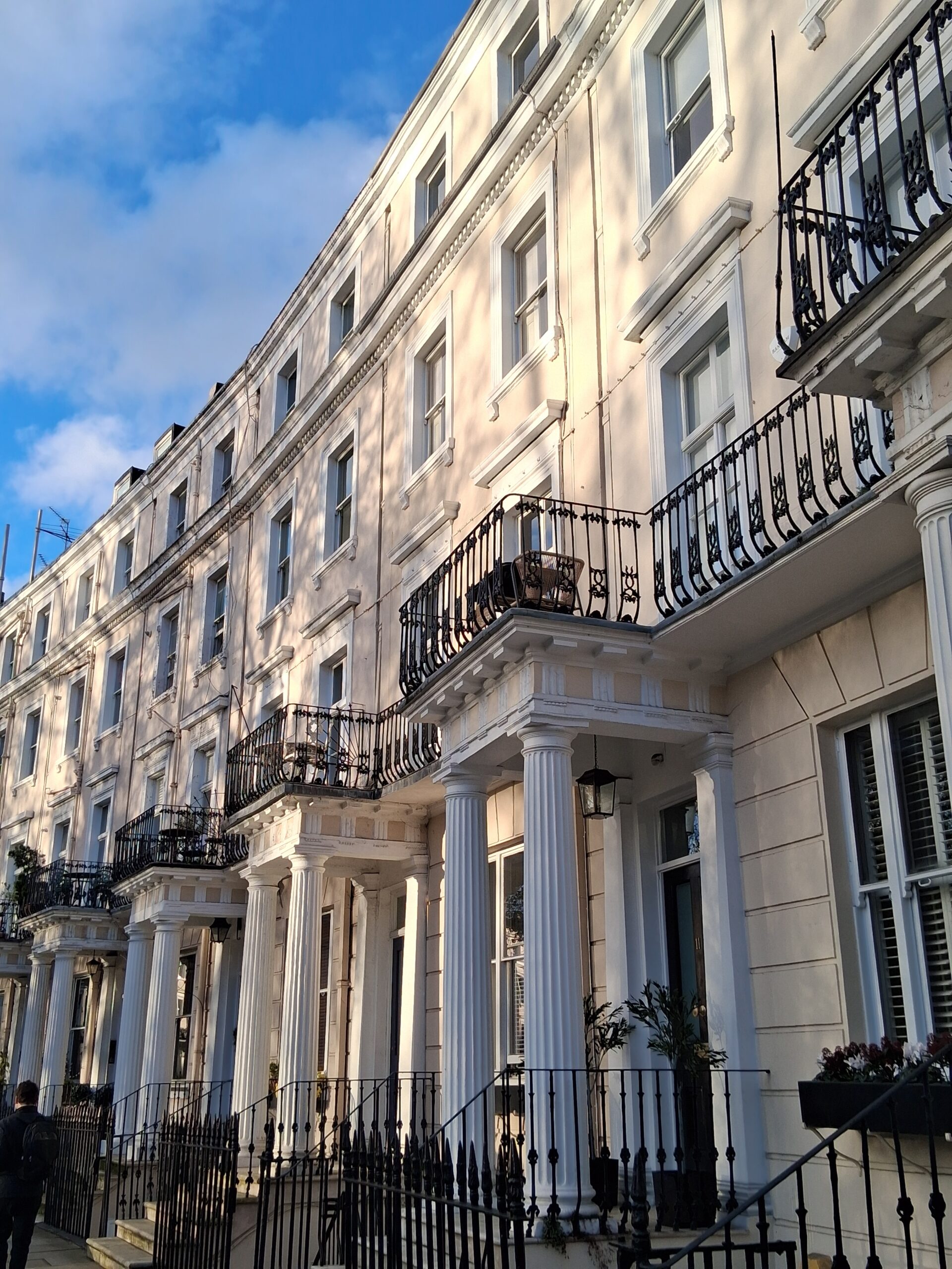 Party wall surveyor inspecting a residential property